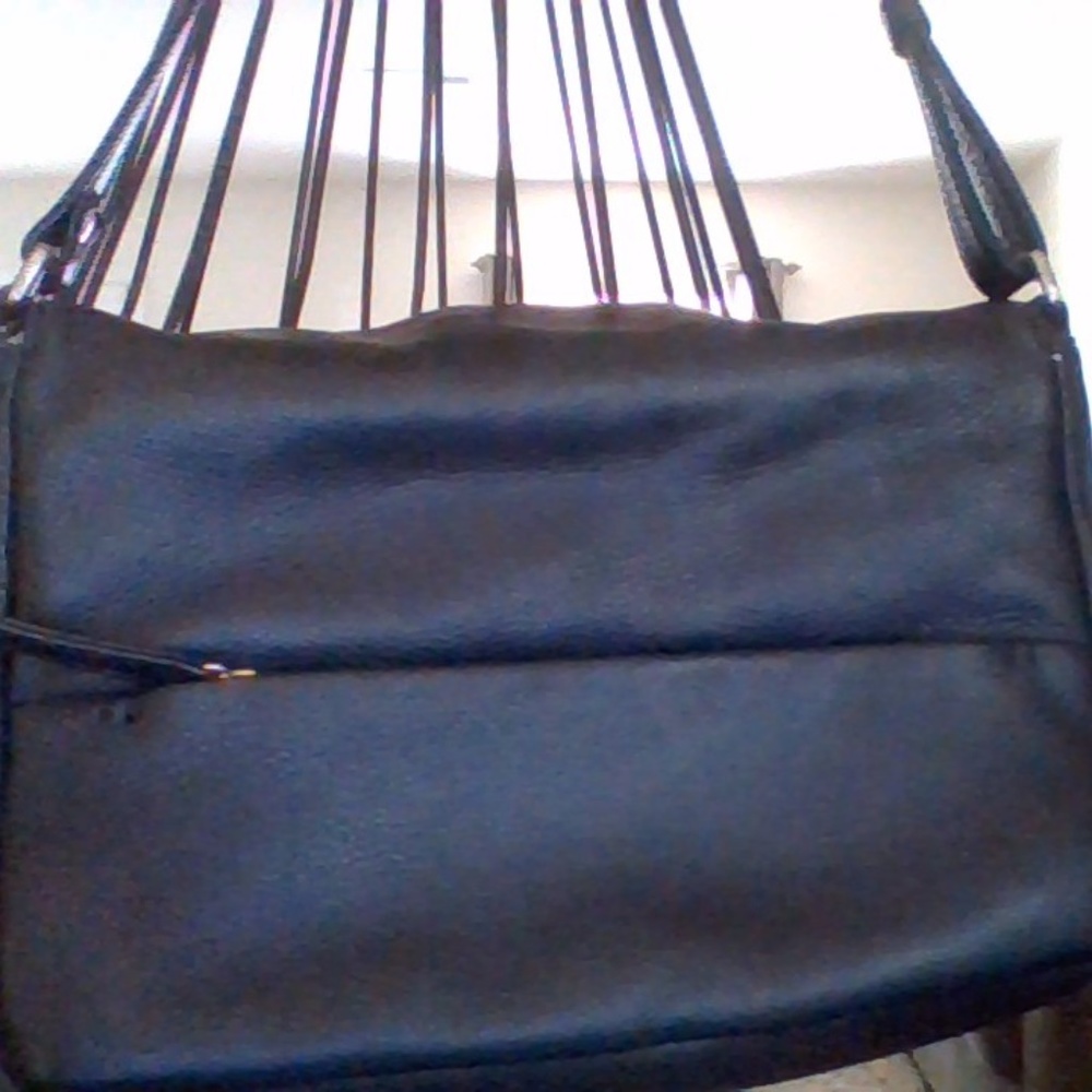 DERECK ALEXANDER LEATHER CROSS-BODY BAG